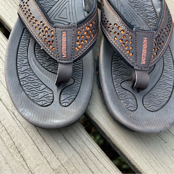 HOBIBEAR Ramble Lite Brown HR5061 Flip Flop Sandals for Men | Size EU 43 US 10 - Picture 9 of 10